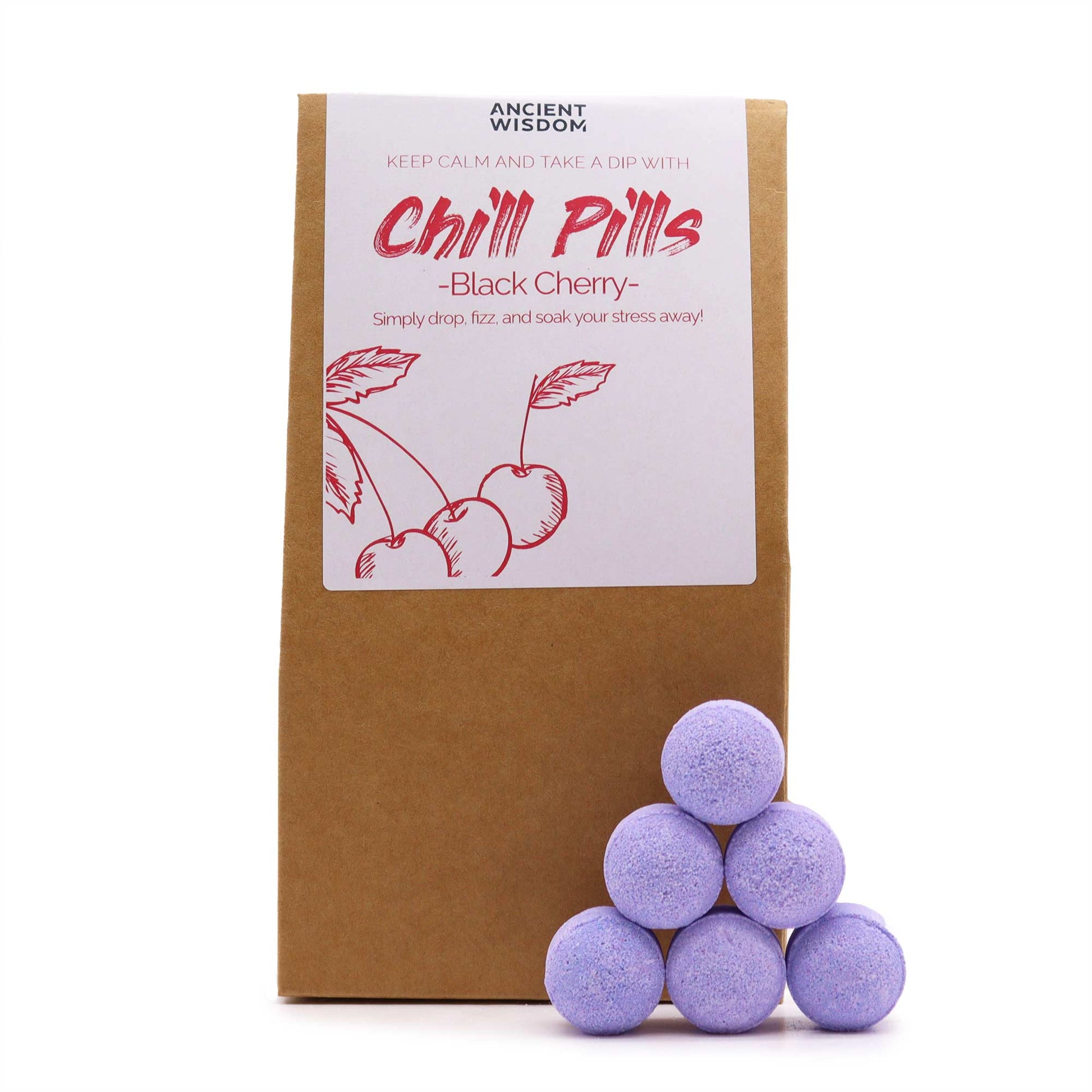 Chill Pills Gift Pack 350g - Black Cherry - ScentiMelti Wax Melts