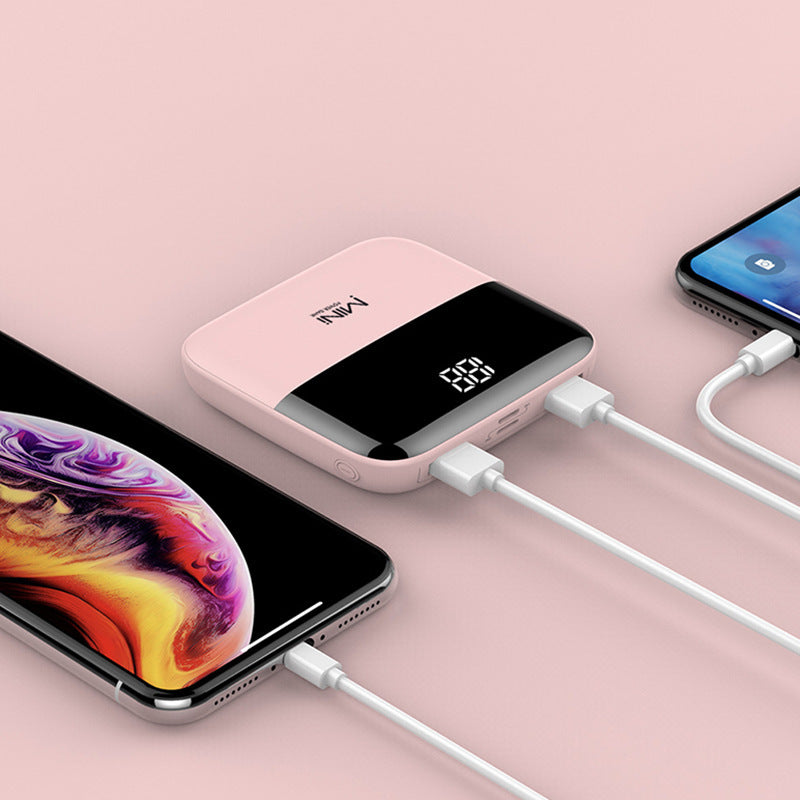 10000mAh Mini Power Bank Pink