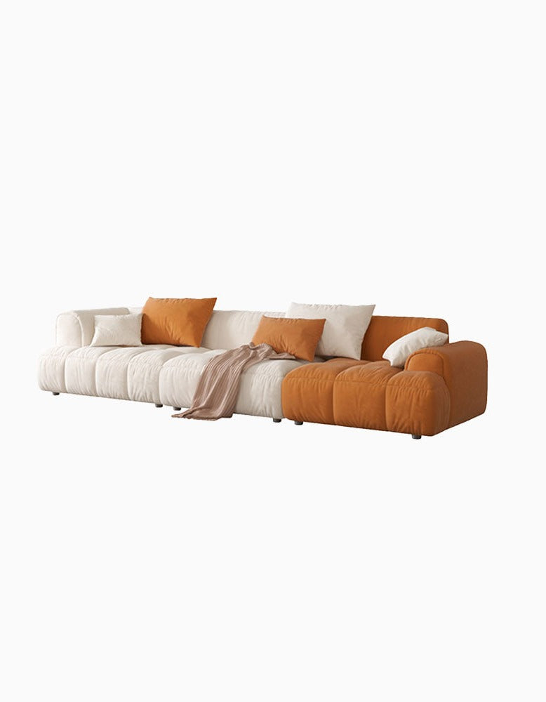 Newbury Modern Three Seater Sofa, Velvet