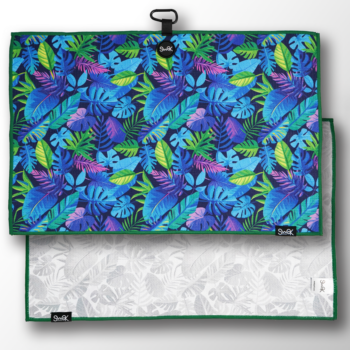 Green Leaves Golf Towel