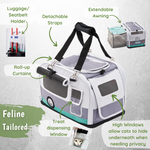 THE SLATE CRUISER - KITTYRAMA CAT CARRIER & HIDEAWAY