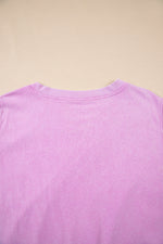 Two Piece Mineral Wash Cotton Loungewear Set