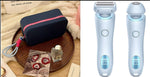 2-in-1 Hair Removal Epilator USB Rechargeable Trimmer Women Body Razor Electric Hair Remover
