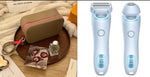 2-in-1 Hair Removal Epilator USB Rechargeable Trimmer Women Body Razor Electric Hair Remover