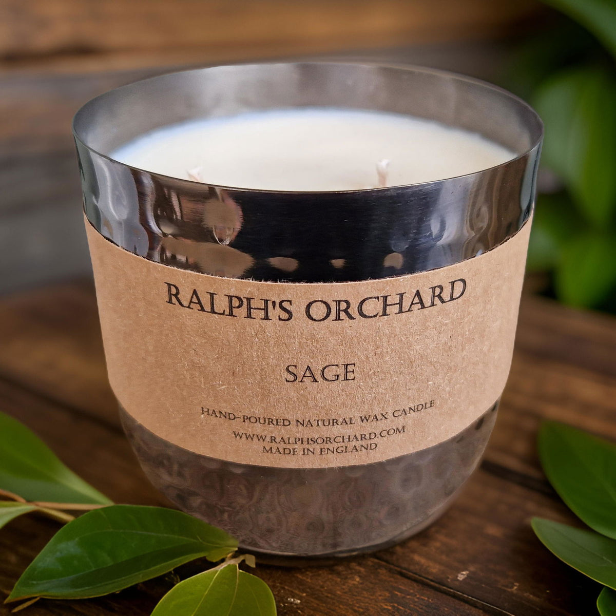 Ralph's Orchard 2-Wick Dimpled Black Candles - 16 Fragrances