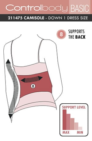 Control Body 211475 Shaping Camisole Skin Beige