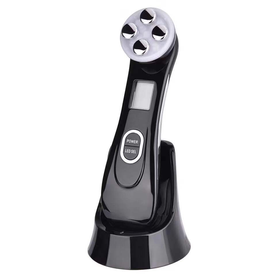 LED Photon Skin Rejuvenation RF Beauty Device Black