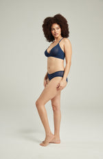 Nudea The Sheer Deco Hipster Brief Black