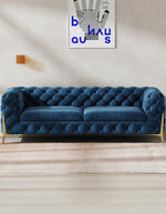 Aaron Two Seater Sofa Velvet