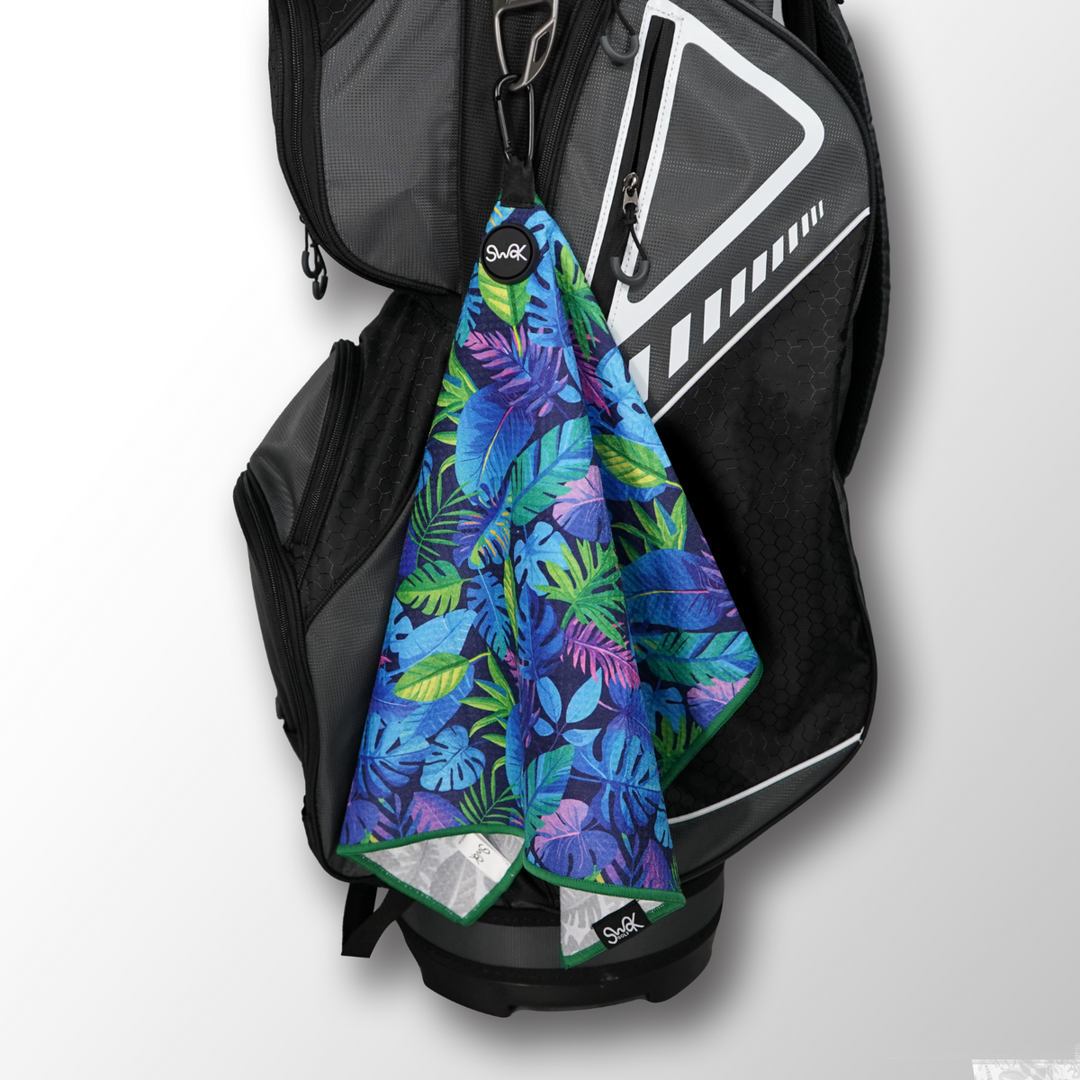 Green Leaves Golf Towel