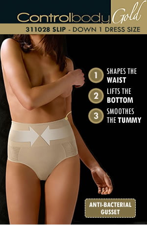 Control Body 311028 Shaping Brief Bianco White