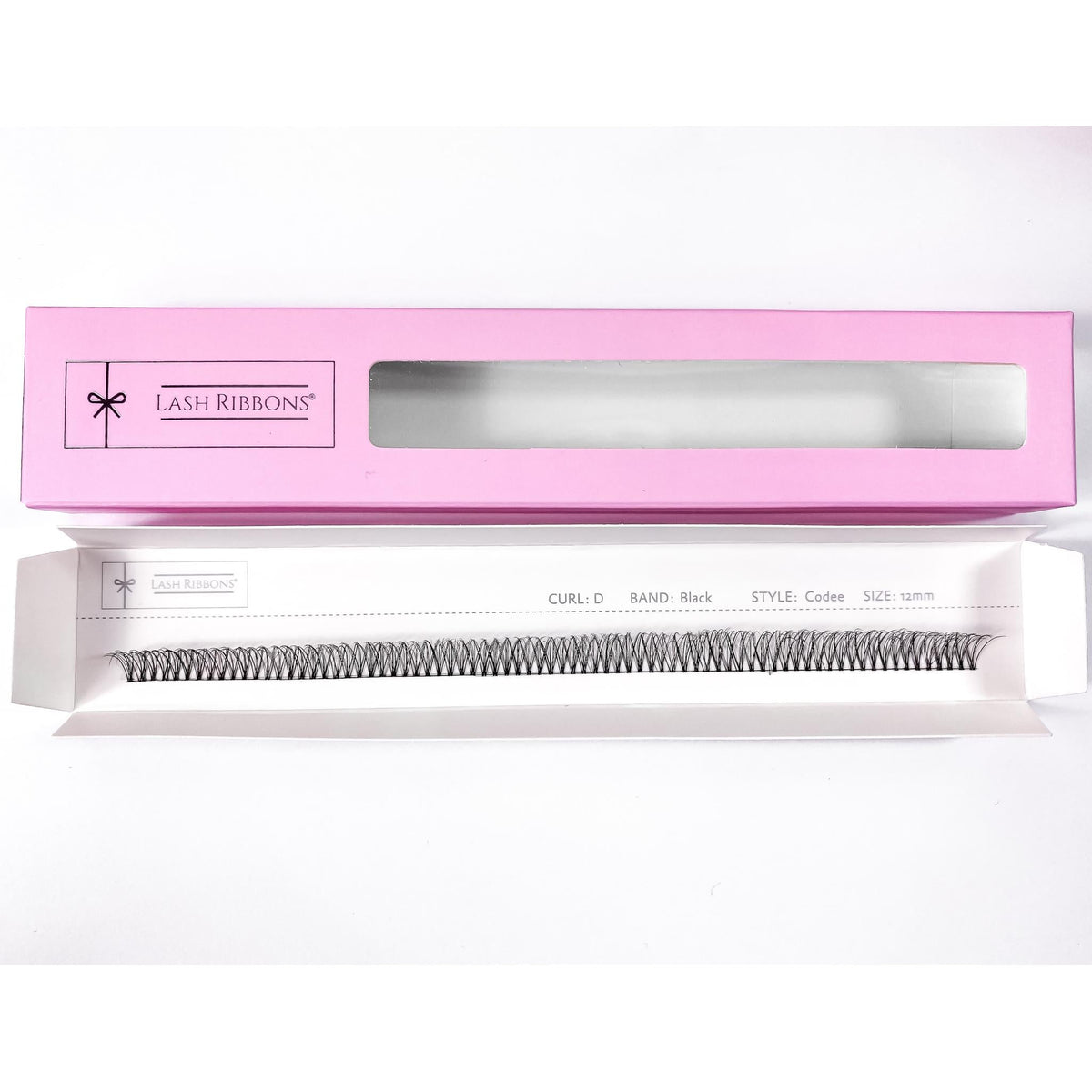 3D 'D' Curl Black Lash Ribbons® Starter Kit (With Ultimate Bond) Codee 12mm