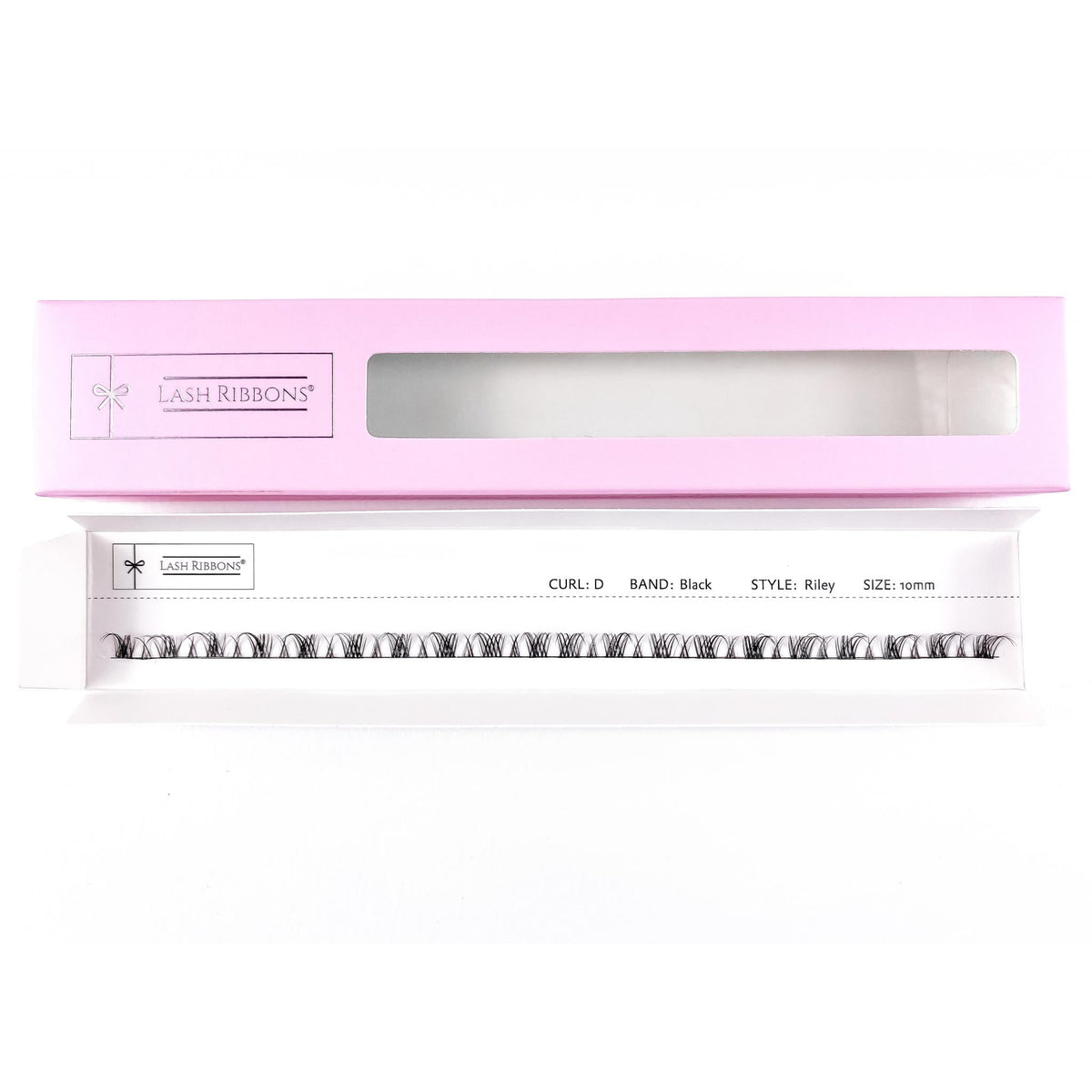 3D 'D' Curl Black Lash Ribbons® Starter Kit (With Ultimate Bond) Riley 10mm