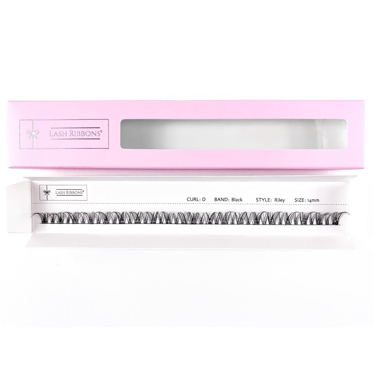 3D 'D' Curl Black Lash Ribbons® Starter Kit (With Ultimate Bond) Riley 14mm