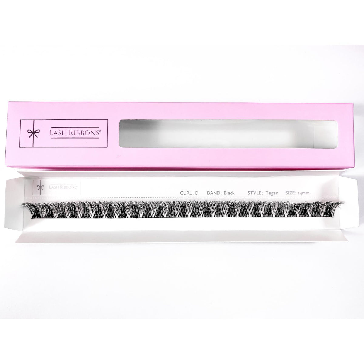 3D 'D' Curl Black Lash Ribbons® Starter Kit (With Ultimate Bond) Tegan 14mm