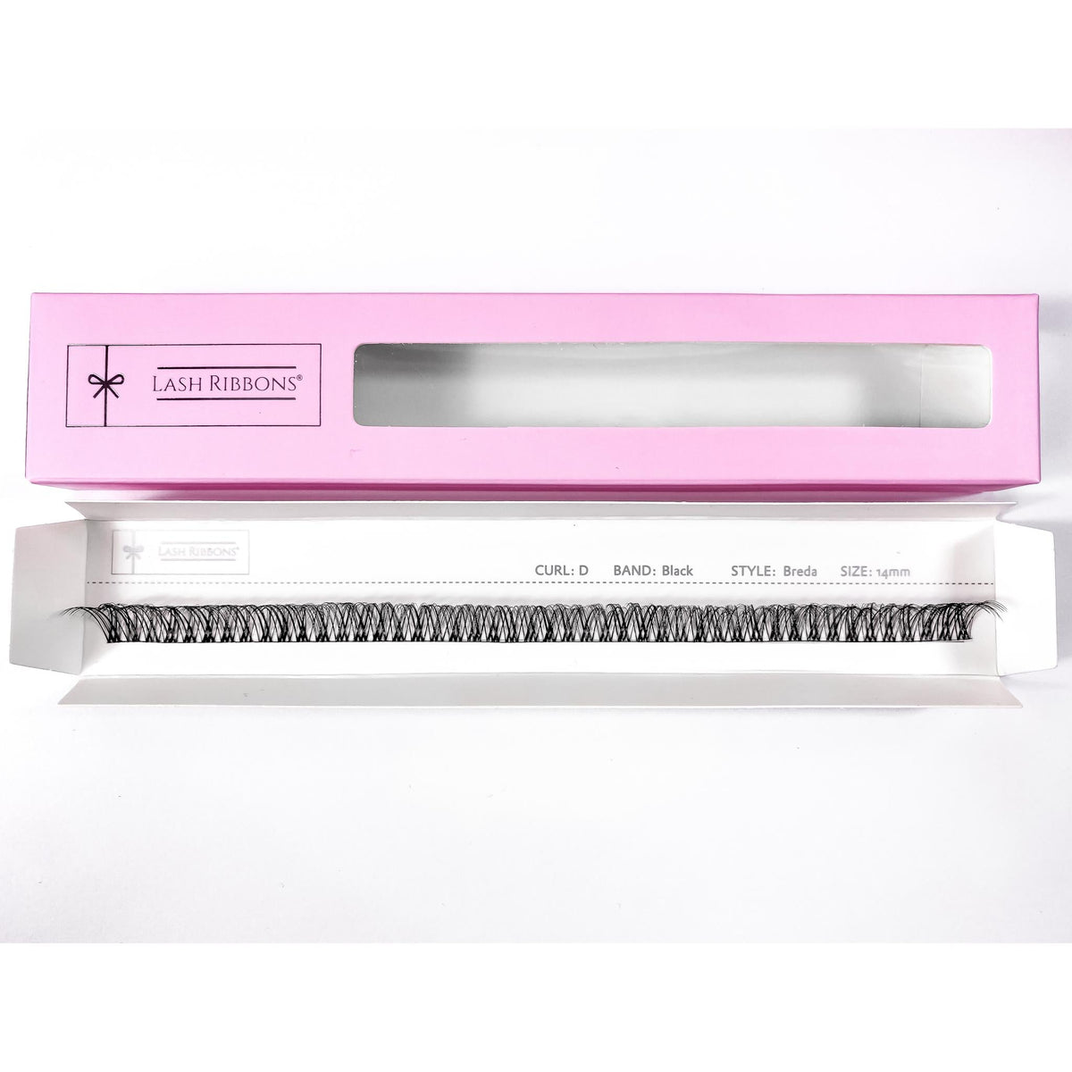 3D 'D' Curl Black Lash Ribbons® Starter Kit (With Ultimate Bond) Breda 14mm