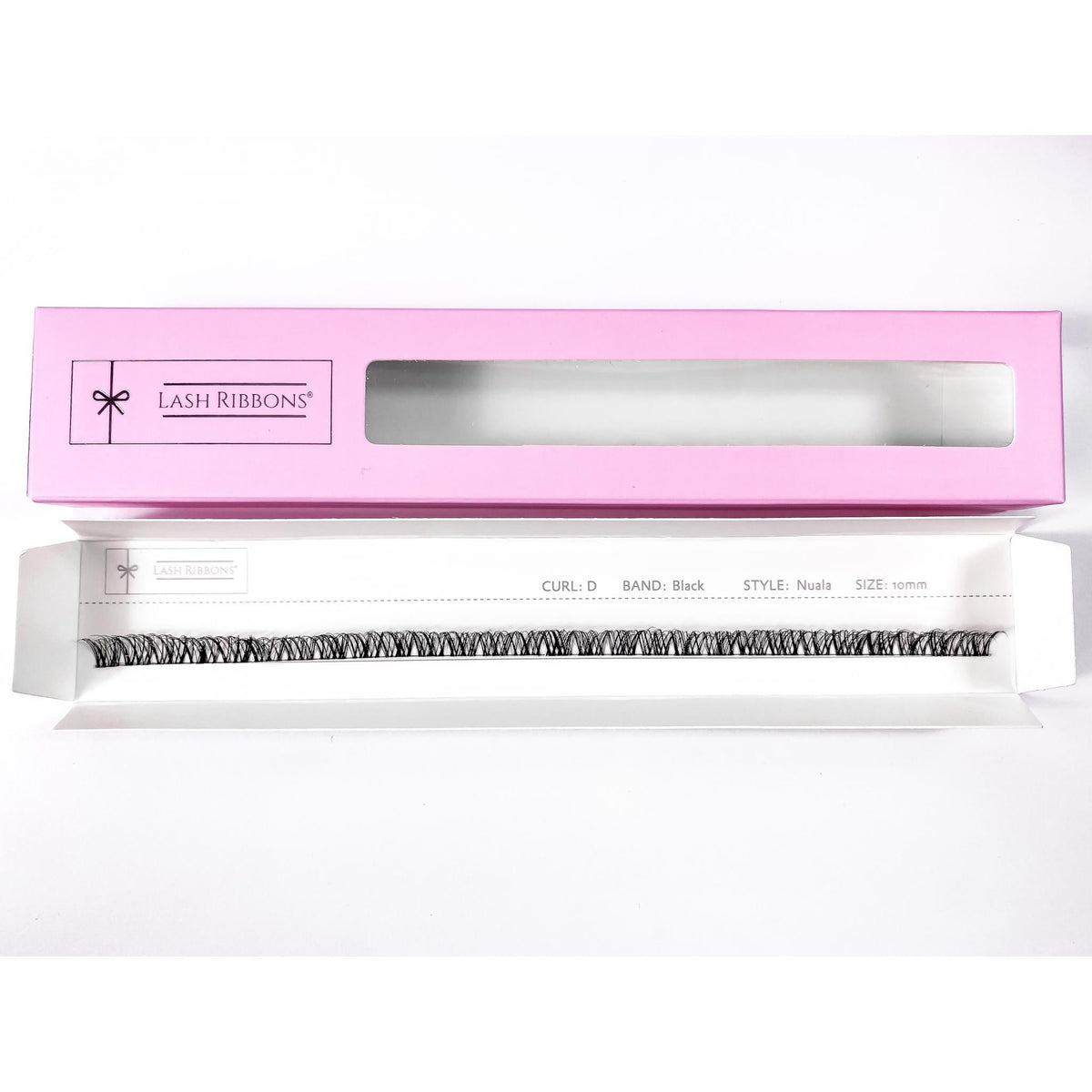 3D 'D' Curl Black Lash Ribbons® Starter Kit (With Ultimate Bond) Nuala 10mm