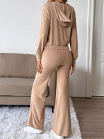 Long Sleeve Hoodie and Pants Two-piece Loungewear Set