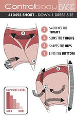 Control Body Shaping Short Skin Beige