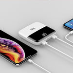 10000mAh Mini Power Bank White