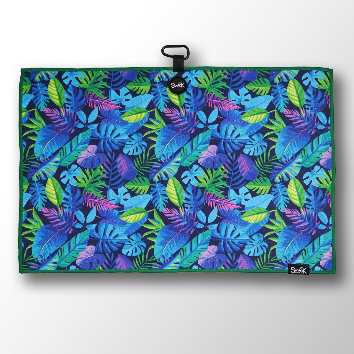 Green Leaves Golf Towel