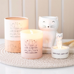 White Happy Cat Oil Burner