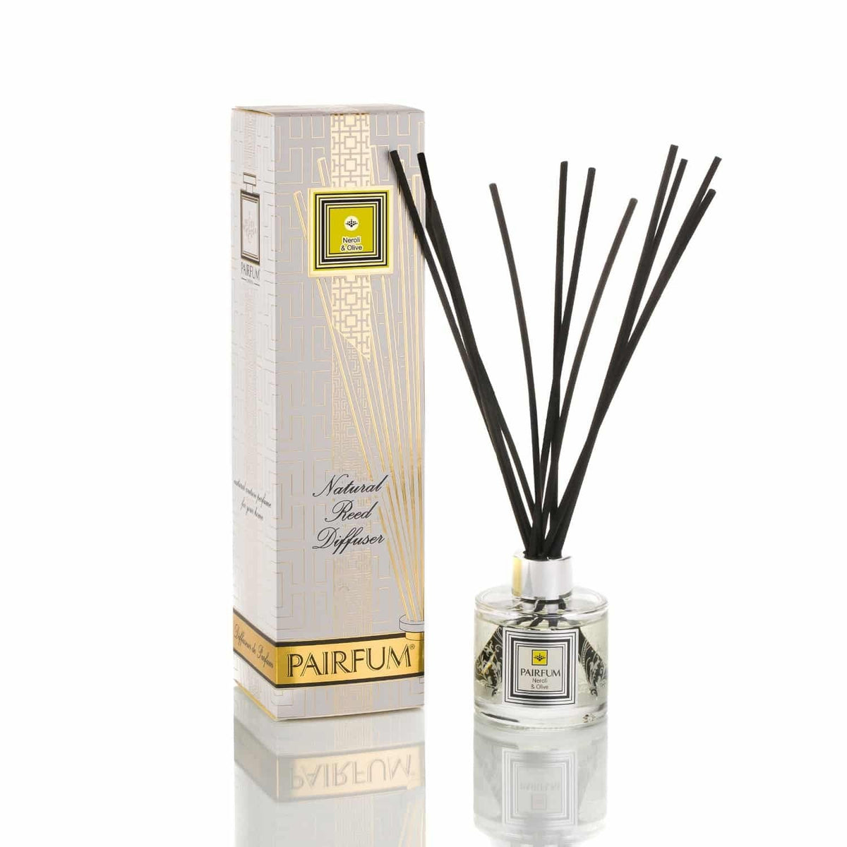 Pairfum London Luxury Reed Diffuser Classic Neroli & Olive 100ml & 10 Reeds Default Title