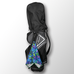 Green Leaves Golf Towel