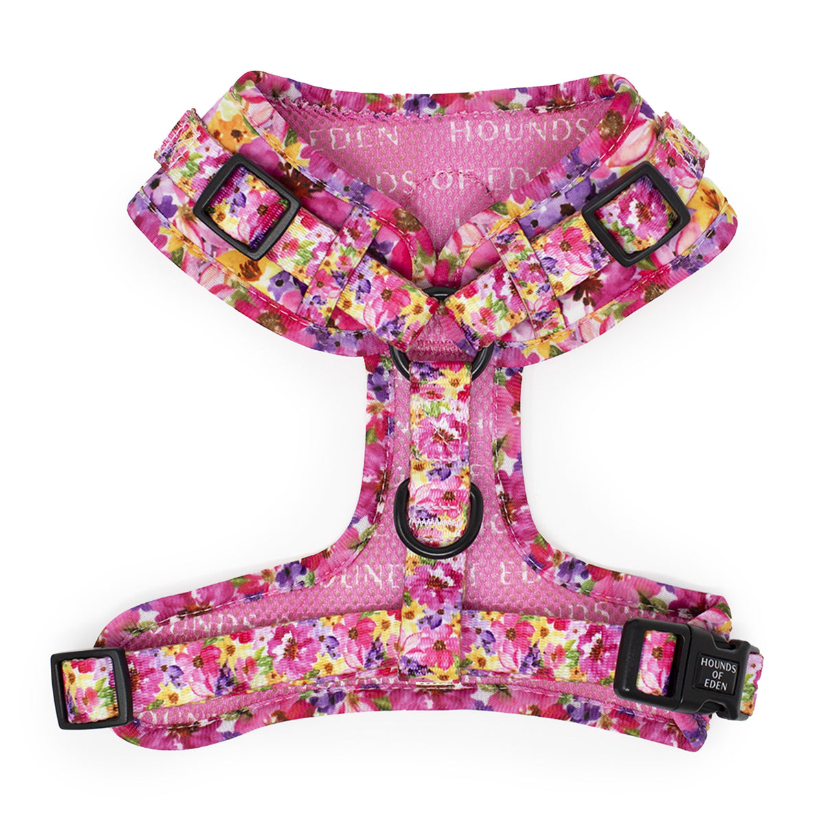 'Florentina' - Pink Floral Dog Harness