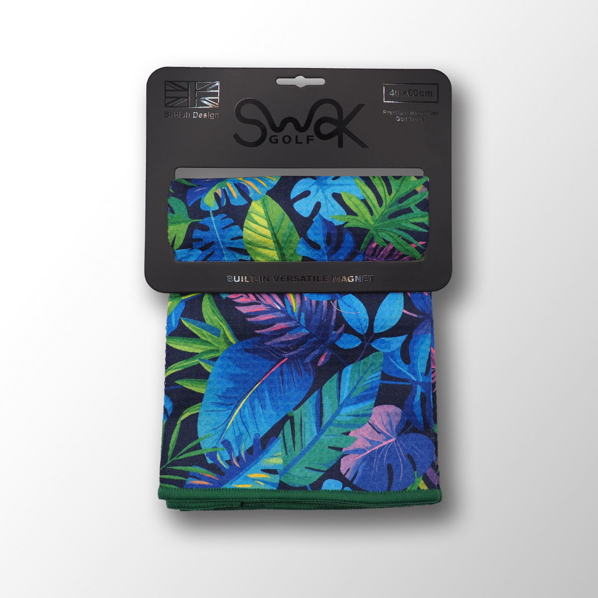 Green Leaves Golf Towel