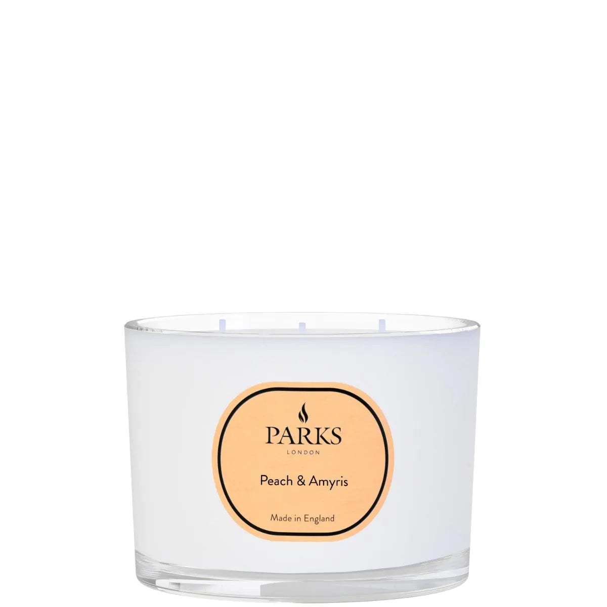 Park's London Vintage Aromatherapy Peach & Amyris 350g 3 Wick Candle