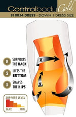 Control Body 810054 Strapless Shaping Dress Nero Black