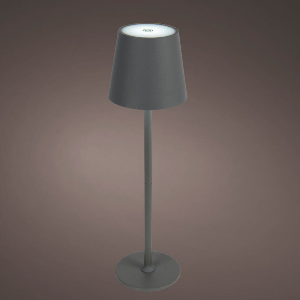 LED Rechargeable Indoor / Outdoor Table Lamp -Grey