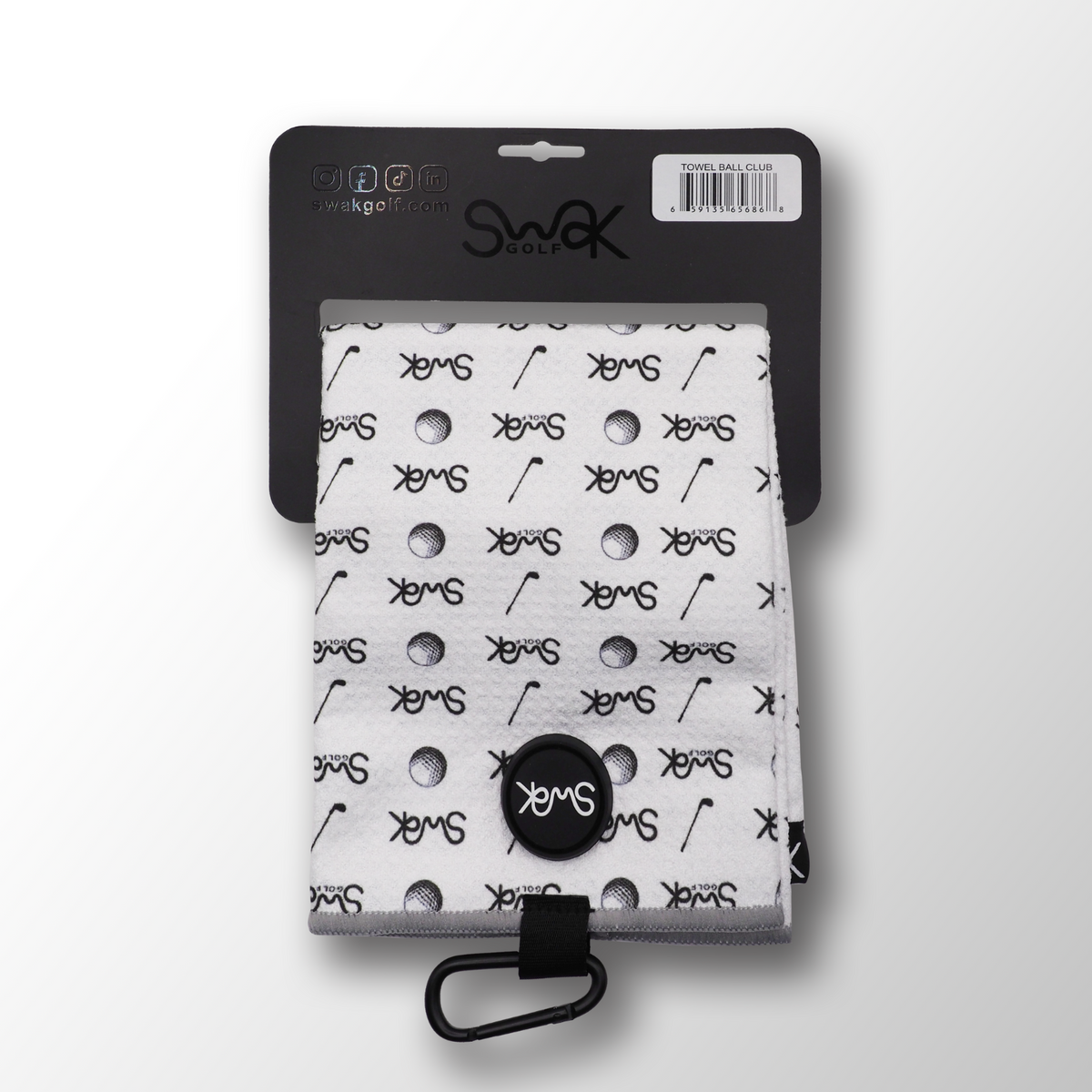 SWAK Ball & Club Golf Towel