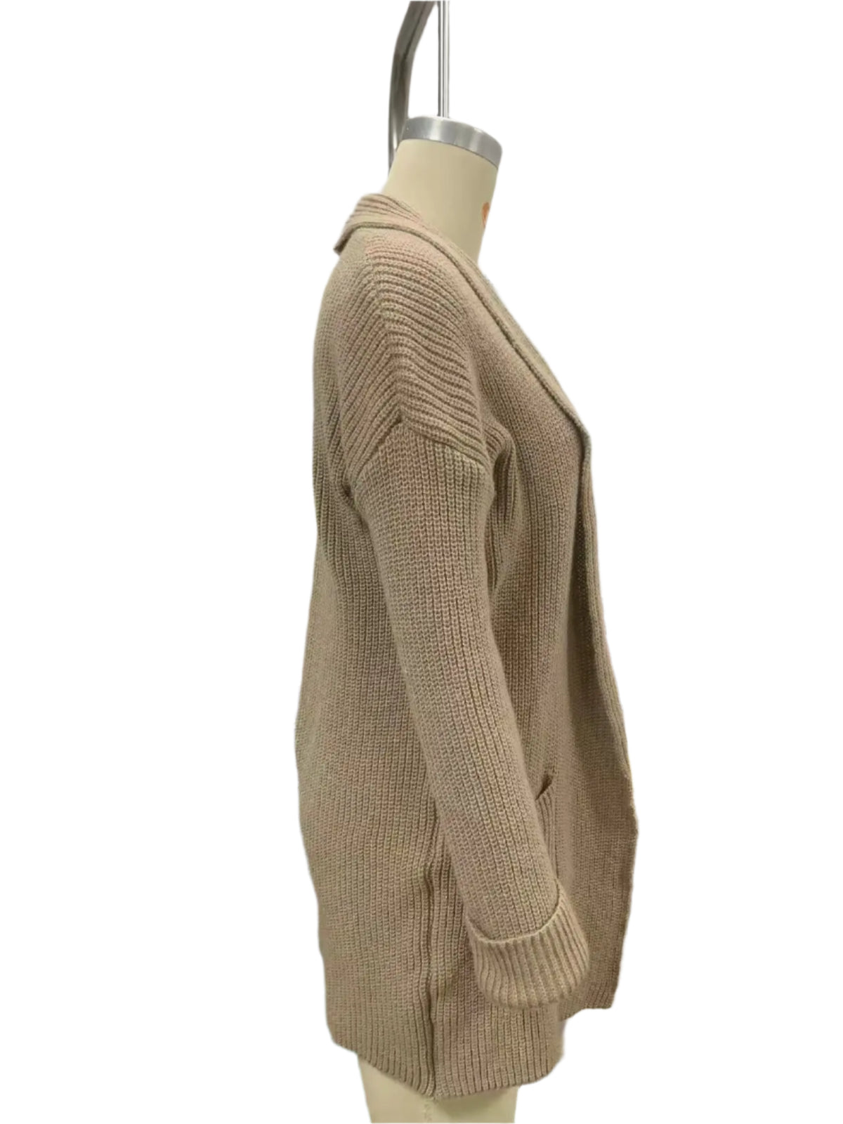 Karina Knitted Cardigan with Pockets Casual Loose Sweater Jacket