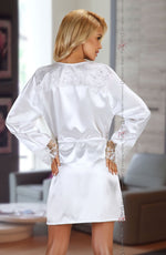 Beauty Night BN6435 Fabienne Dressing Gown Robe White