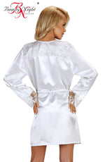 Beauty Night BN6435 Fabienne Dressing Gown Robe White