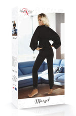 Beauty Night Margot Cotton Pyjamas Black