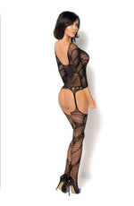 Beauty Night Esmeralda Bodystocking Black One Size