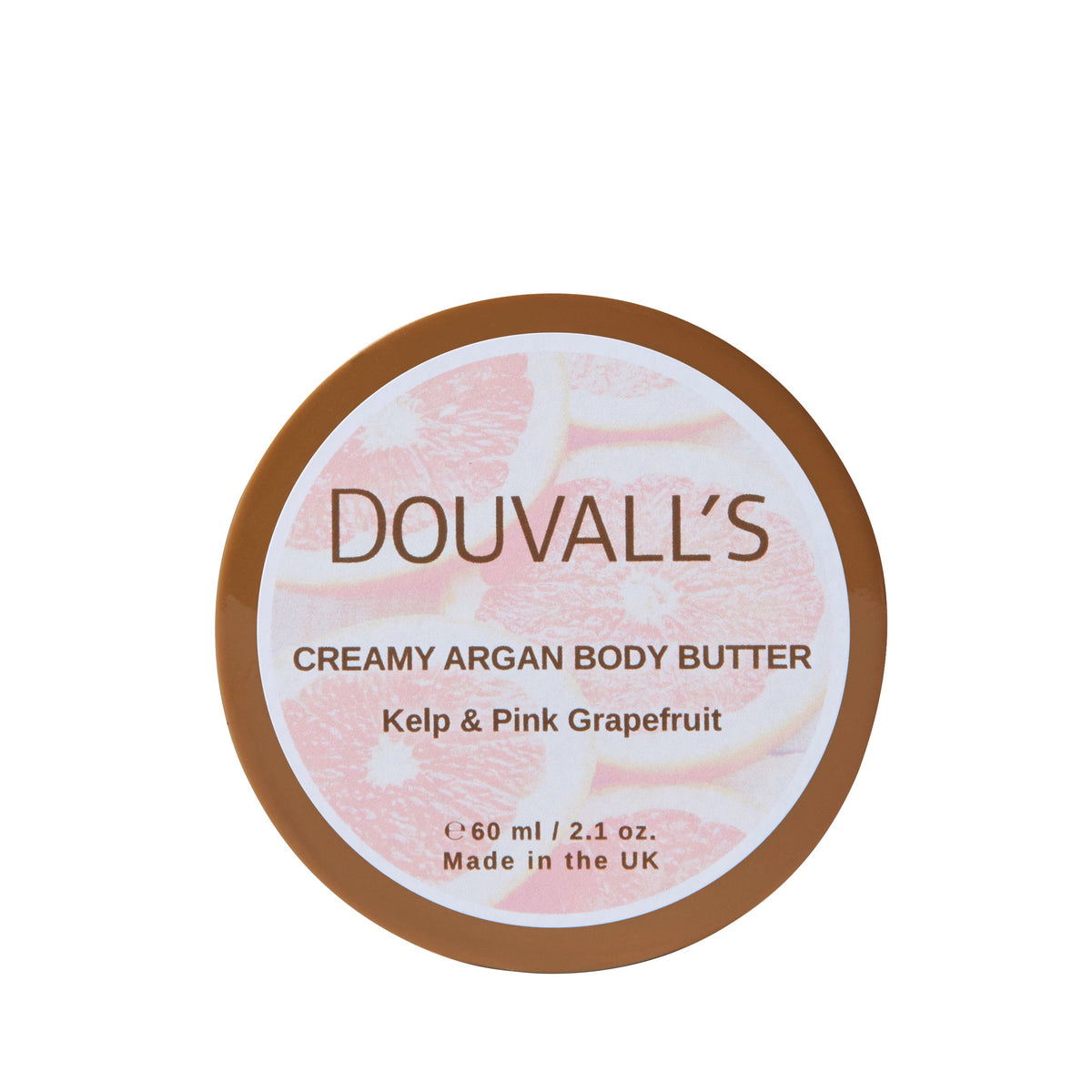 Douvall's Organic Creamy Argan Body Butter 60ml | Luxurious Hydration in Six Scents