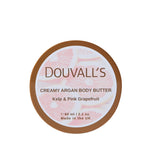 Douvall's Organic Creamy Argan Body Butter 60ml | Luxurious Hydration in Six Scents