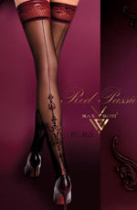 Black Secret BS165 Hold Ups Black and Red