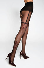 Black Secret BS170 Open Crotch Tights Black