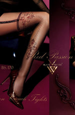 Black Secret BS170 Open Crotch Tights Black