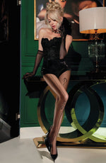 Black Secret BS184 ‘Why Not’ Crotchless Black Tights