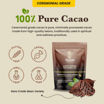 Ceremonial Grade Cacao Chunks - 100% Raw Criolla - 100g
