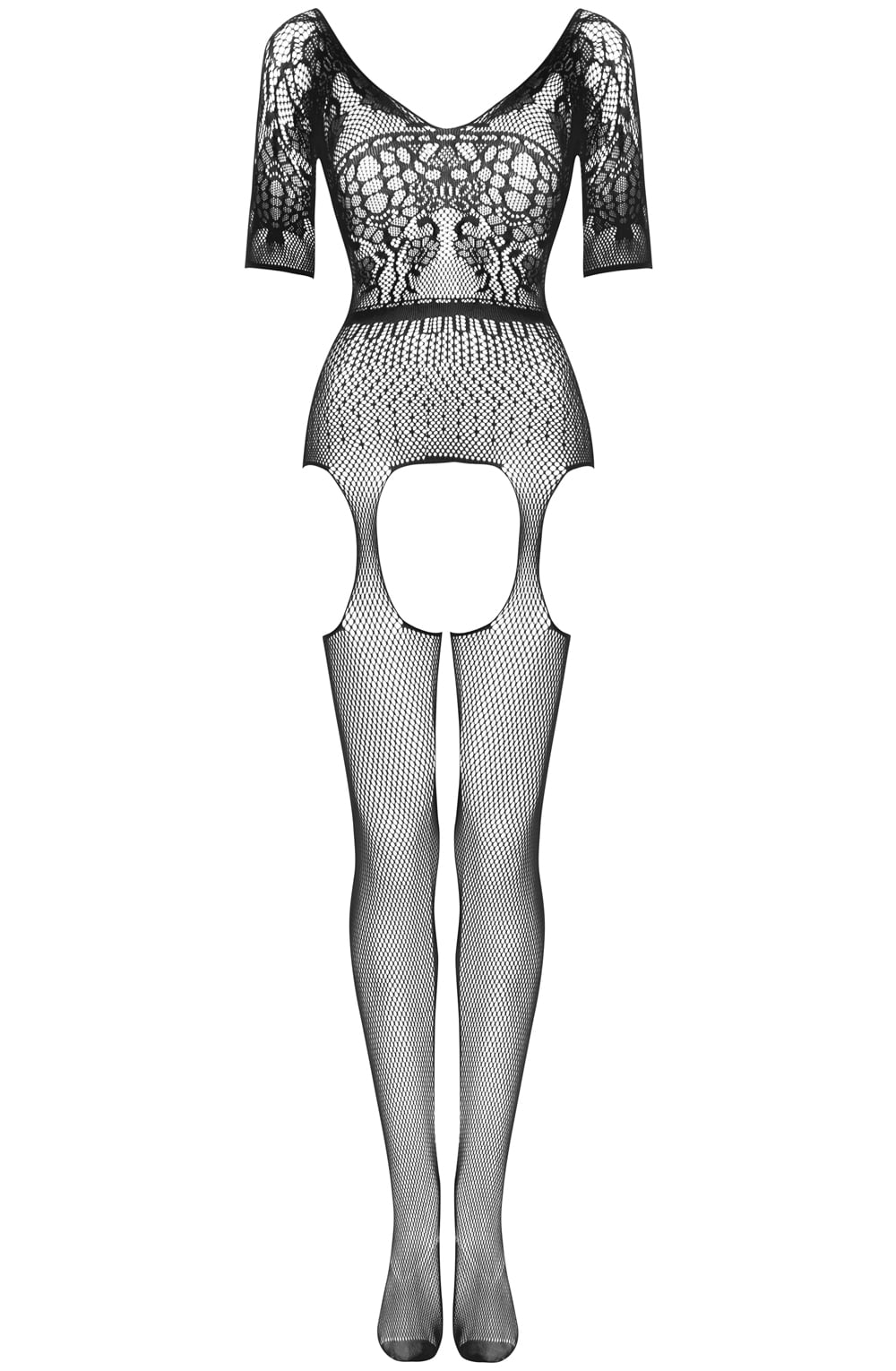 Beauty Night BN6732 Courtney Fishnet Bodystocking Black