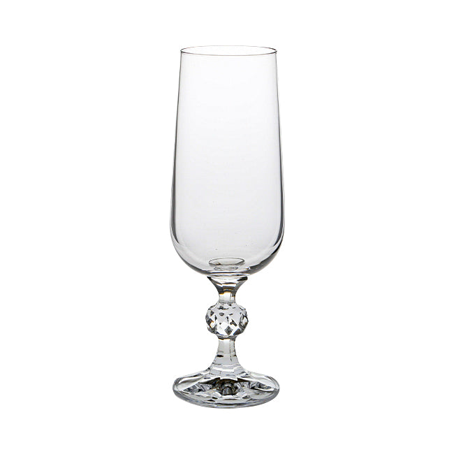 Claudia Crystalite Champagne Flutes - 180ml - Set of 6