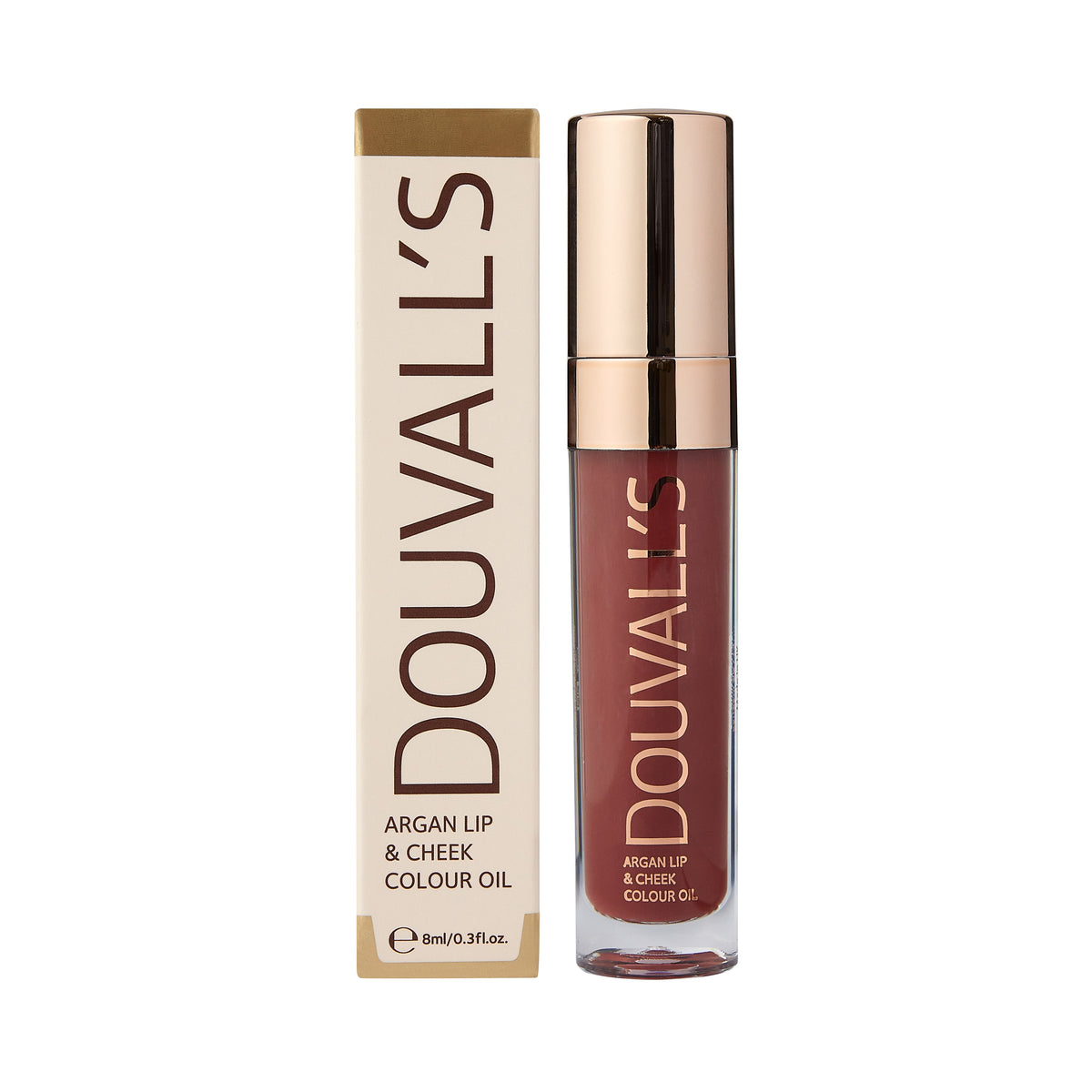 Douvall's Argan Lip and Cheek Colour Oil Rouge Noir 8ml