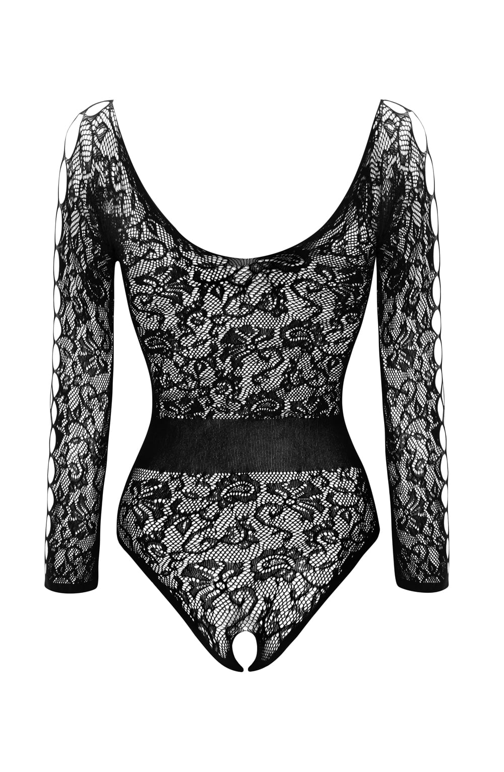 Beauty Night Dinora Lace Crotchless Teddy One Size Black